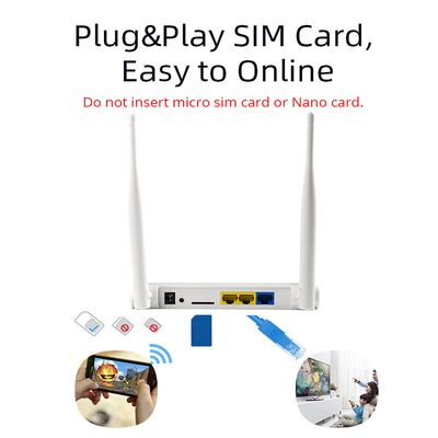 ODM CAT4 300mbps Broadband 4G Router WCDMA LTE Wireless For Rural Area